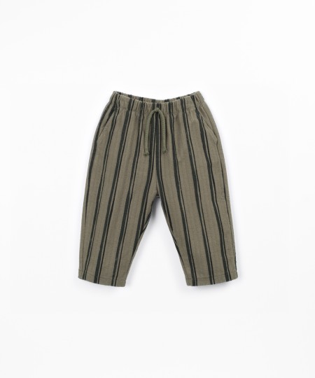 Cotton knit trousers