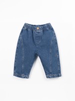 Cotton denim pants