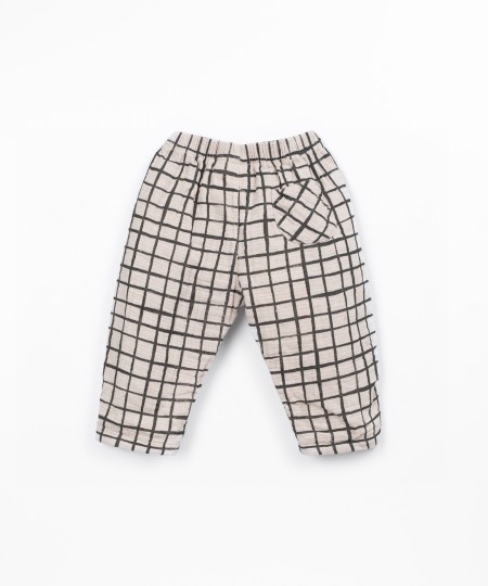 Cotton fabric trousers