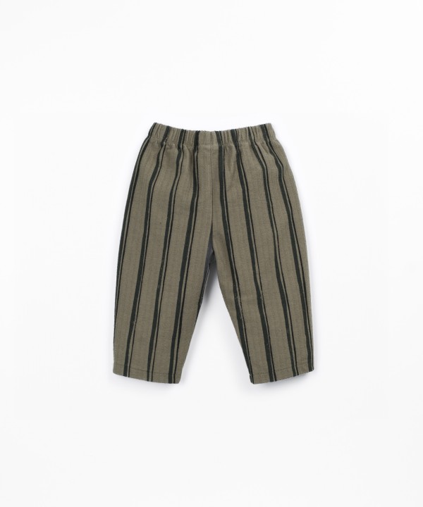 Cotton knit trousers