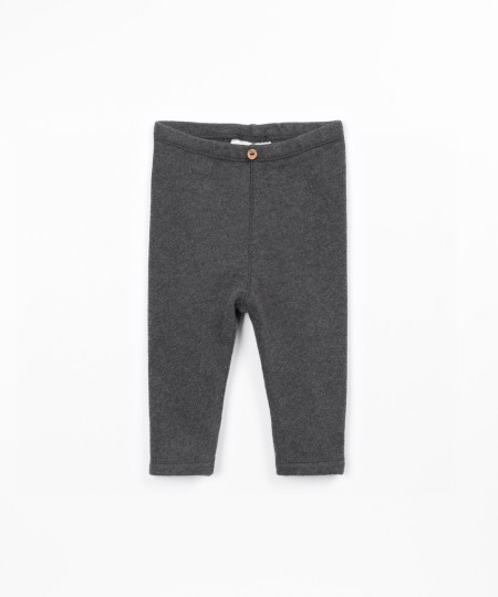 Cotton knit leggings