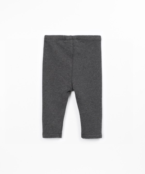 Cotton knit leggings