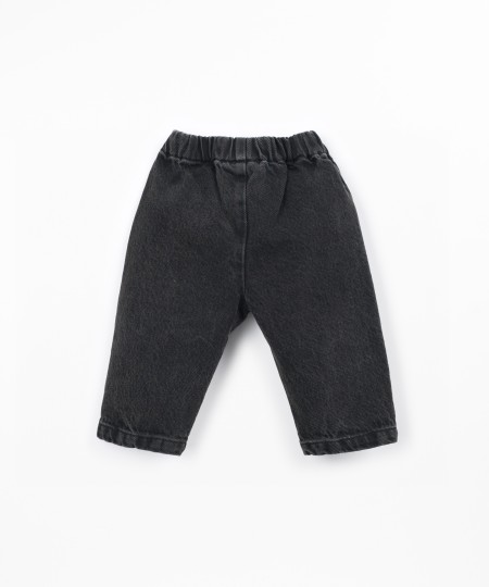 Pantaloni in denim di cotone