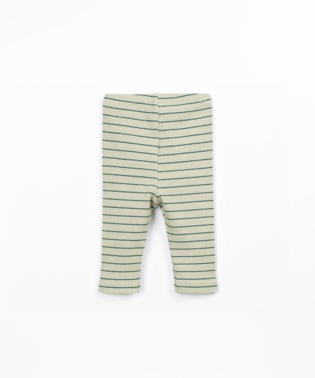 Leggings avec motif à rayures