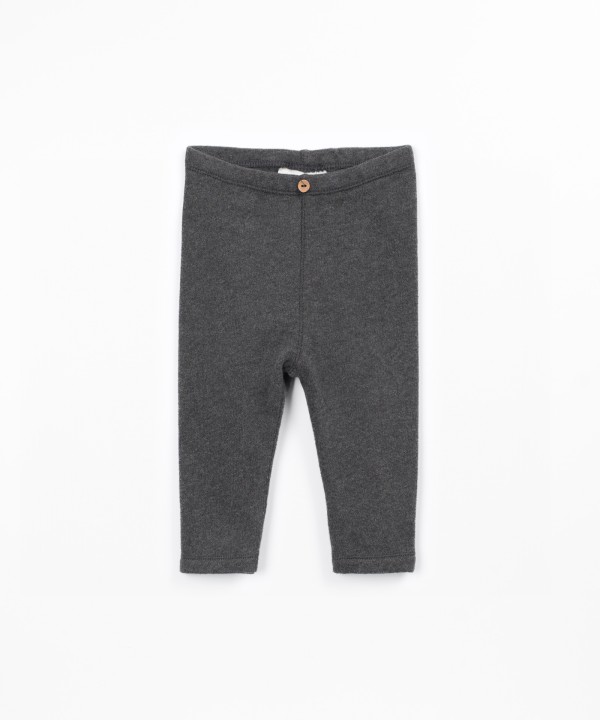 Cotton knit leggings