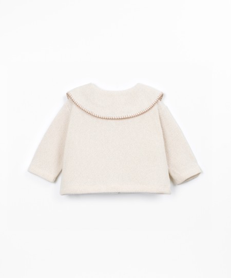 Veste en maille avec coton recycl?