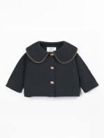 Knit jacket with recycled cotton Knit jacket with recycled cotton