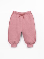 Jersey trousers with a blend of natural and recycled fibers Jersey trousers with a blend of natural and recycled fibers