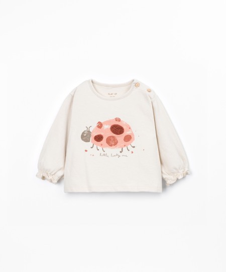 T-shirt with front design
