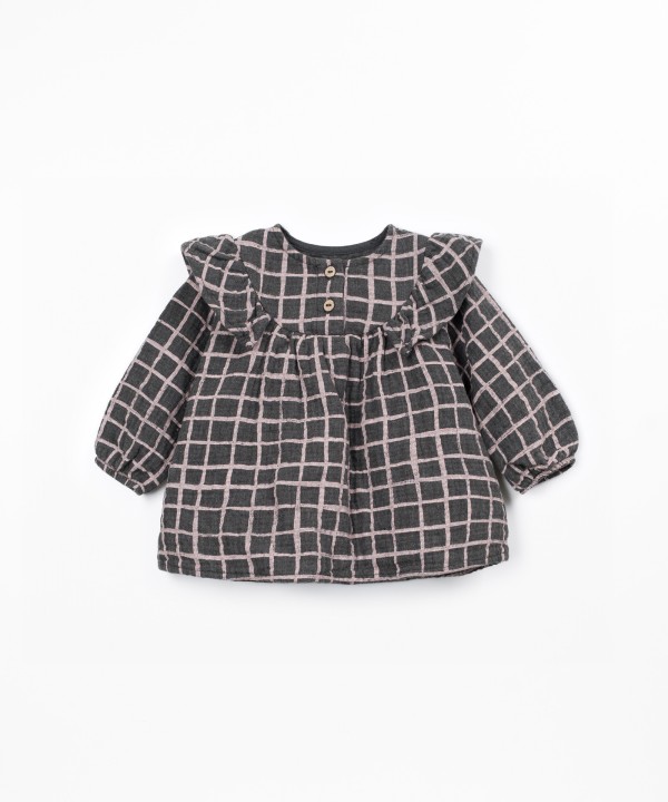 Cotton fabric blouse