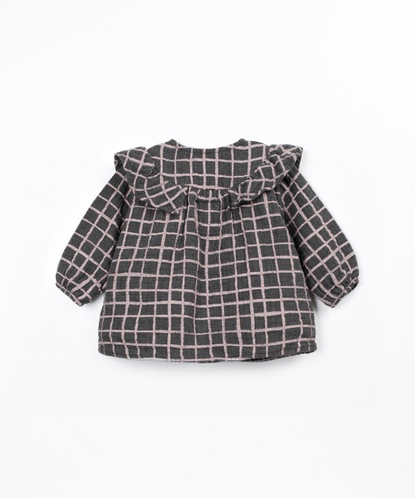 Cotton fabric blouse