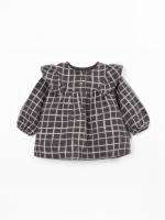 Cotton fabric blouse