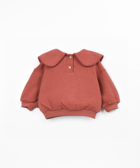 Camisola de malha com fibrasrecicladas