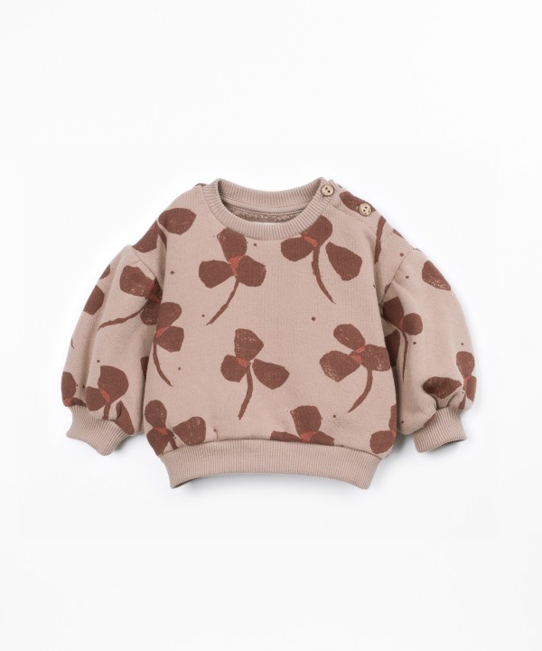 Pull en maille avec imprim?