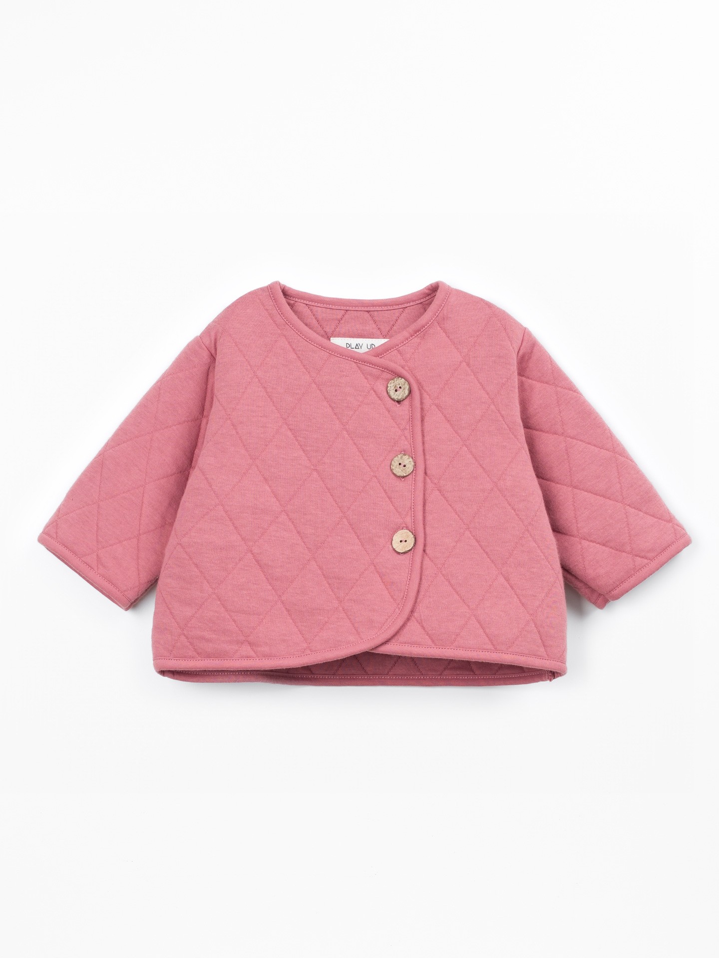 Veste matelassée avec boutons en coco