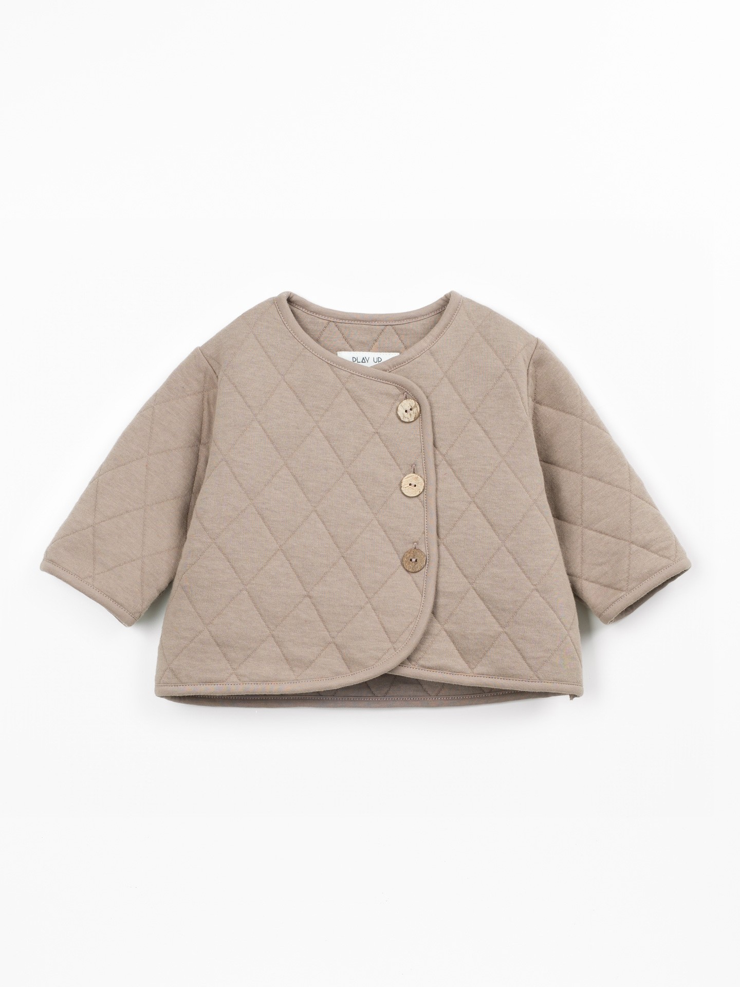 Veste matelassée avec boutons en coco