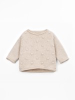 Pull tricoté avec dos plus long Pull tricoté avec dos plus long