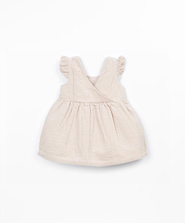 Vestito in velluto a coste