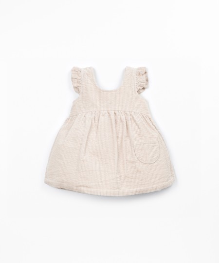 Robe en velours c�tel�