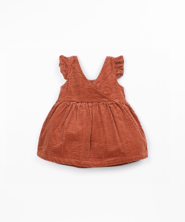 Vestito in velluto a coste