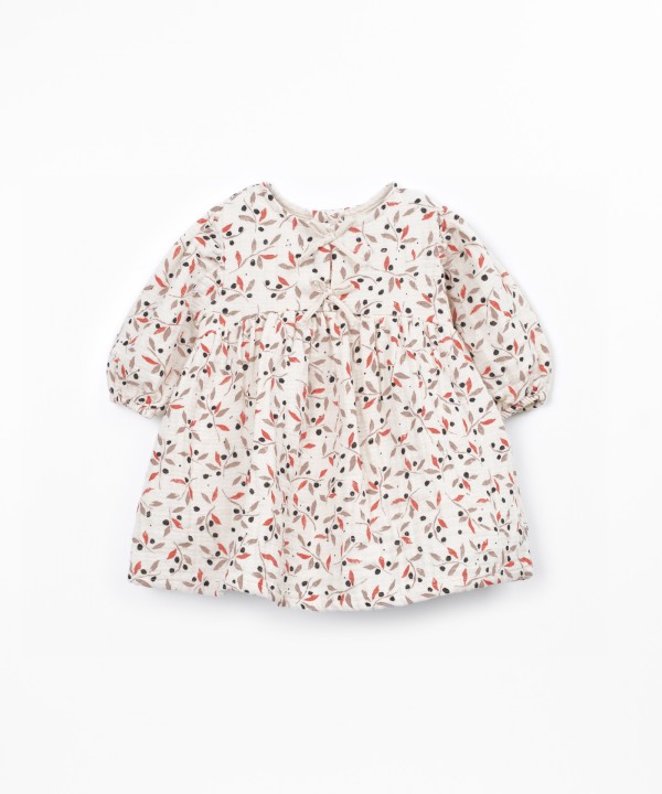 Vestido de tela estampada