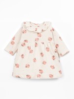 Jersey dress with ladybug print