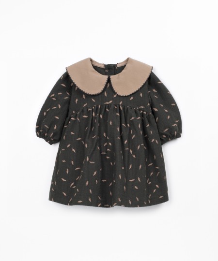Vestido de tecido em algod�o 