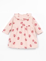 Jersey dress with ladybug print Jersey dress with ladybug print