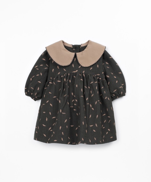 Vestido de tecido em algod�o 