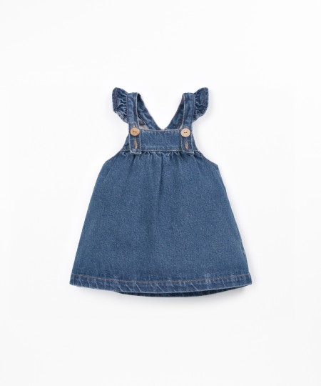 Robe en jean en coton