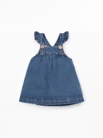 Vestido de ganga em algod�o