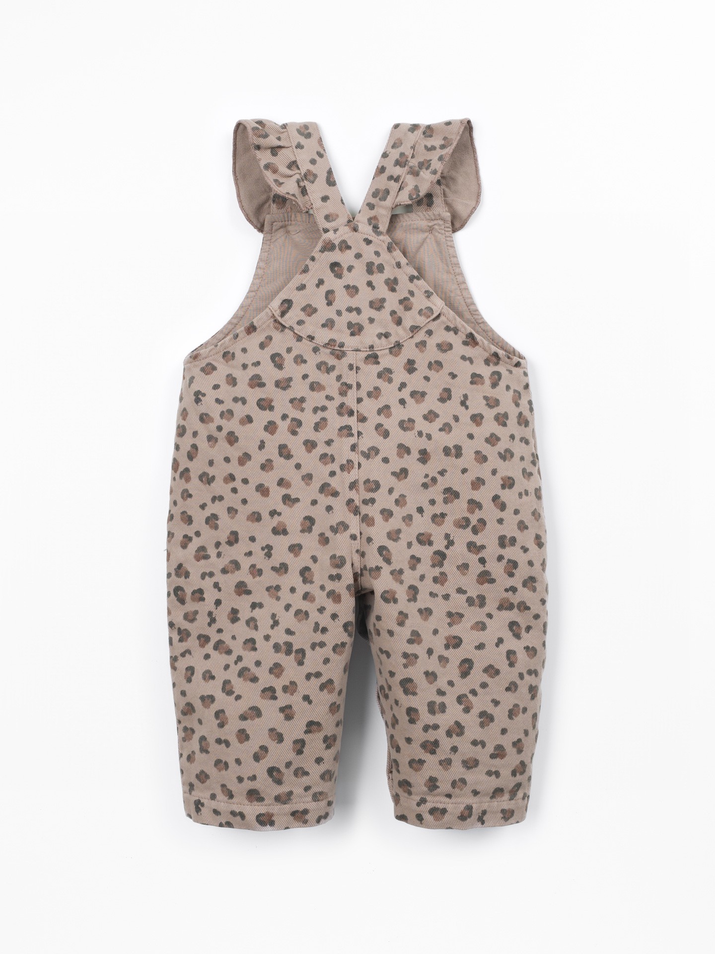 Fabric jumpsuit with print