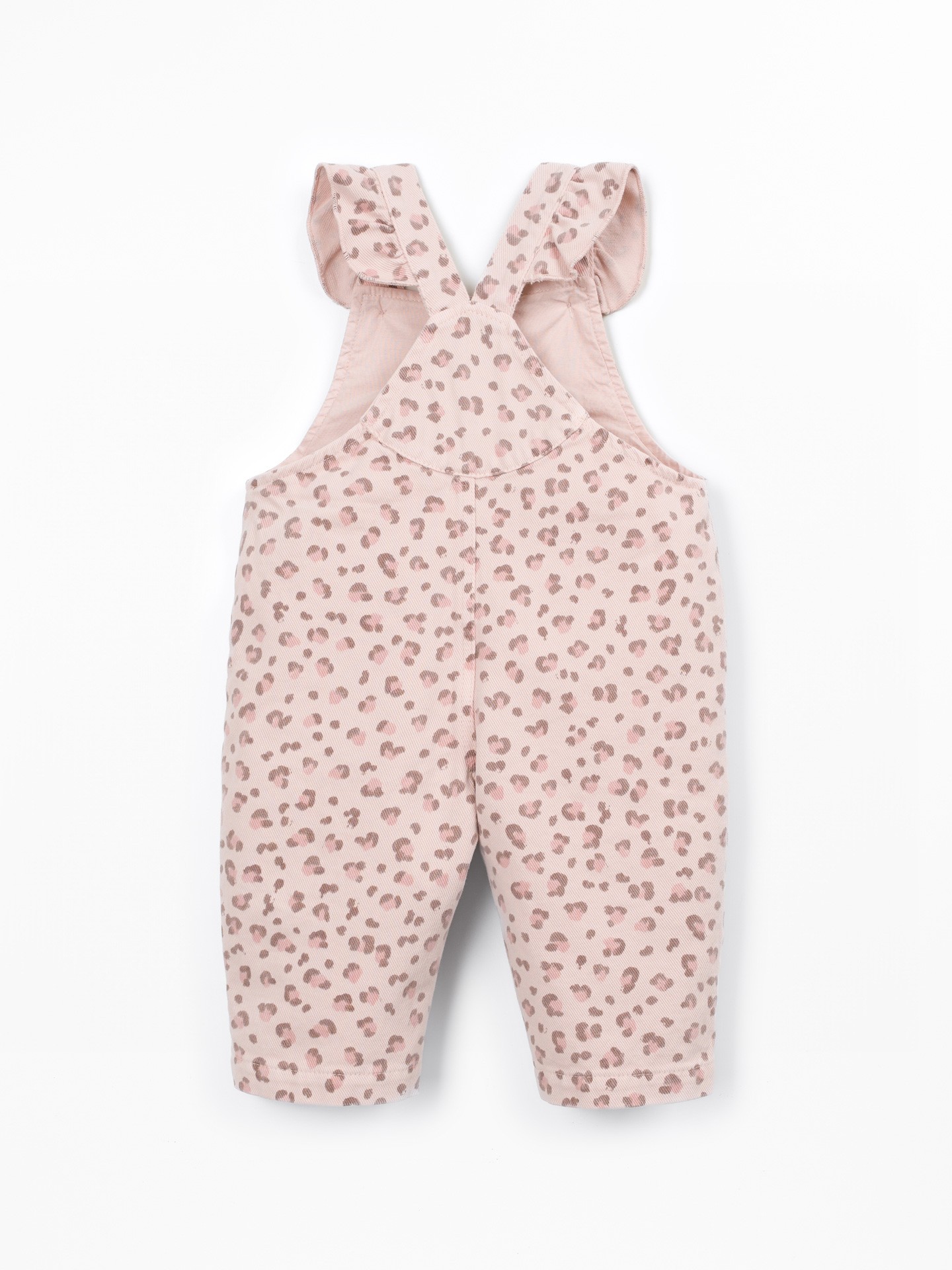 Fabric jumpsuit with print