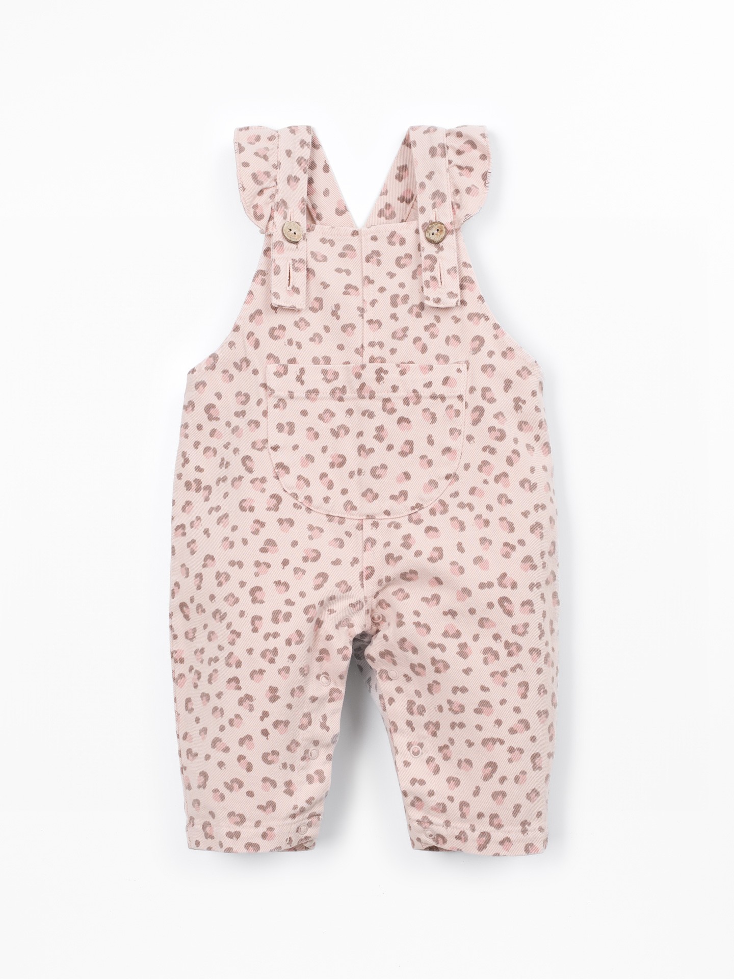 Fabric jumpsuit with print