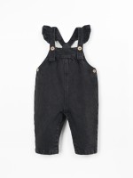 Denim jumpsuit with coconut buttons Denim jumpsuit with coconut buttons
