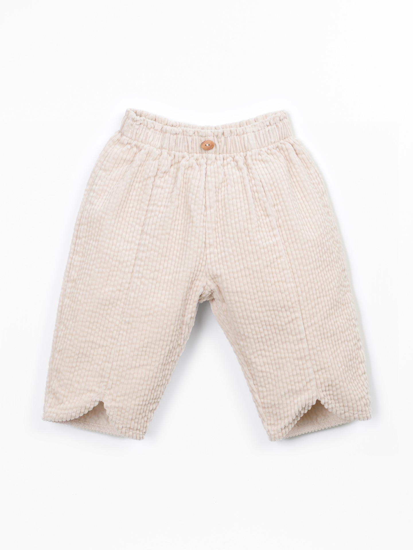 Pantalon en velours côtelé avec ceinture élastique