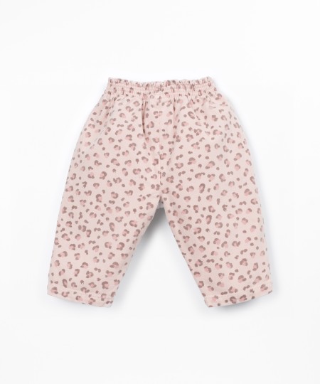 Pantalones de sarga con estampado