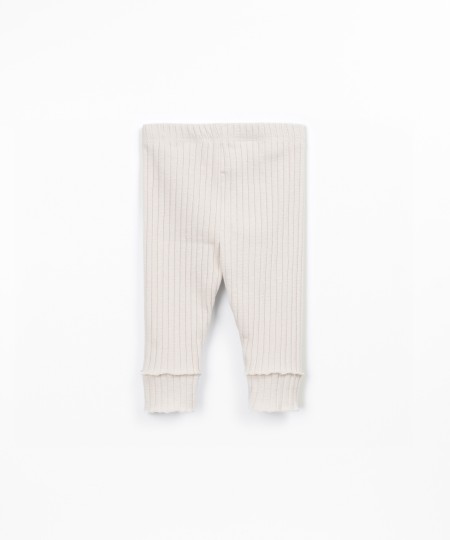 Leggings en maille côtelée