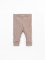 Leggings di maglina a coste