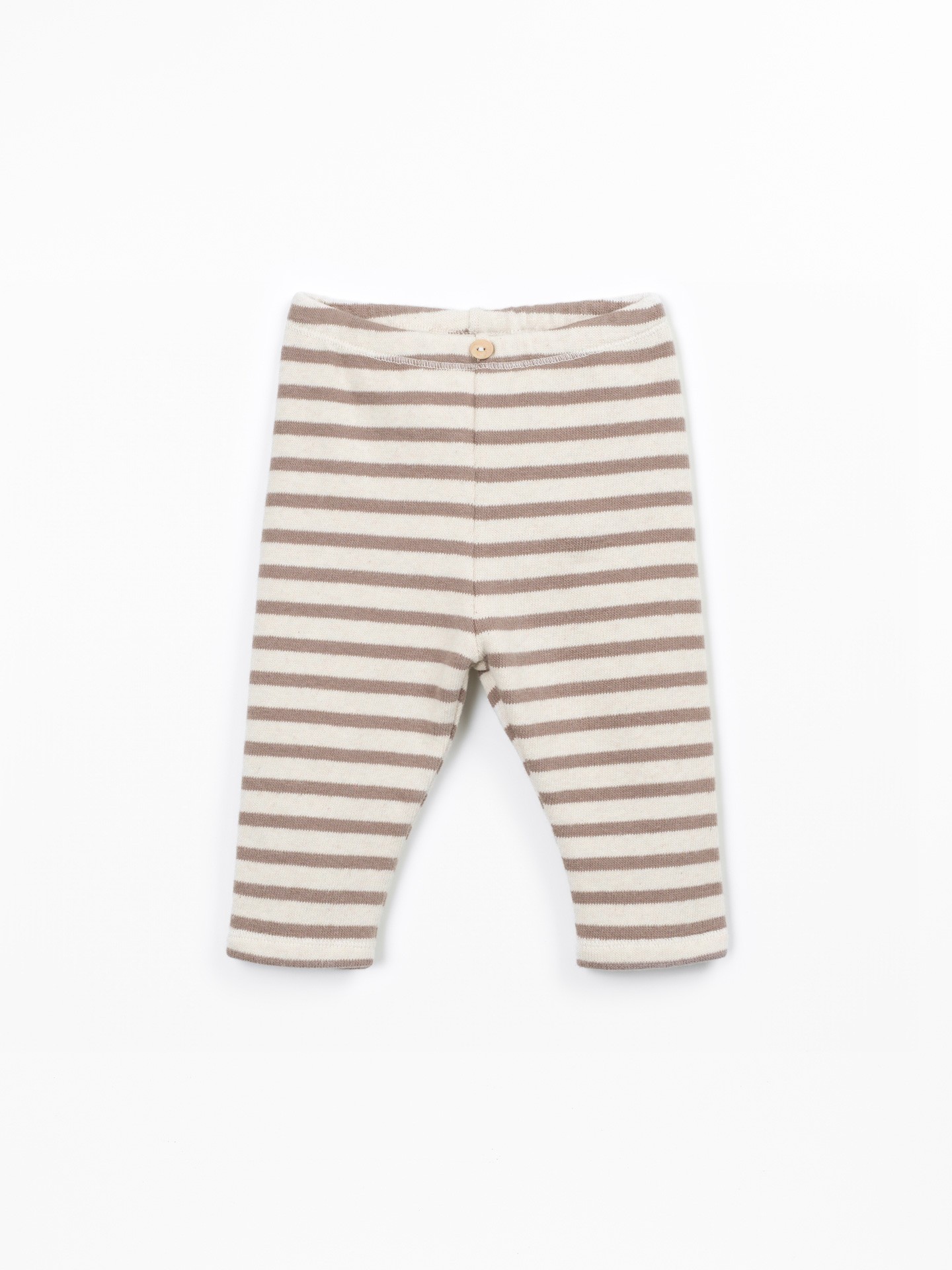 Legging en maille rayée