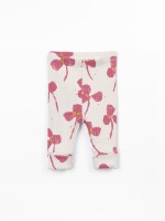 Printed Leggings in Recycled Cotton and Polyester