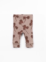 Printed Leggings in Recycled Cotton and Polyester