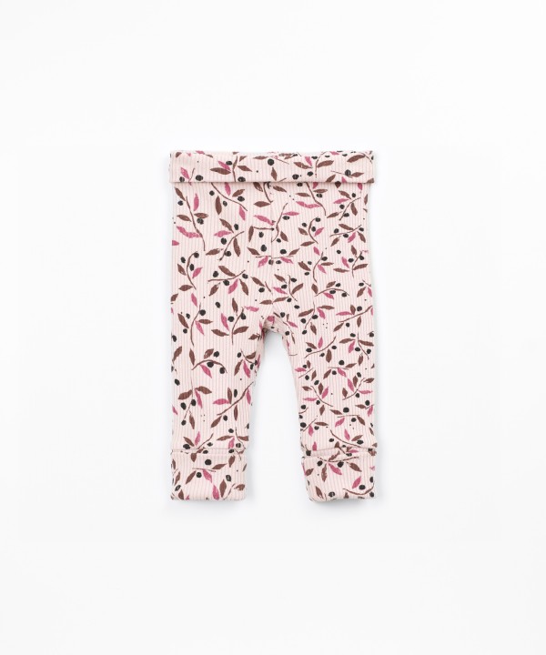 Foldable Waist Cotton and Modal Leggings