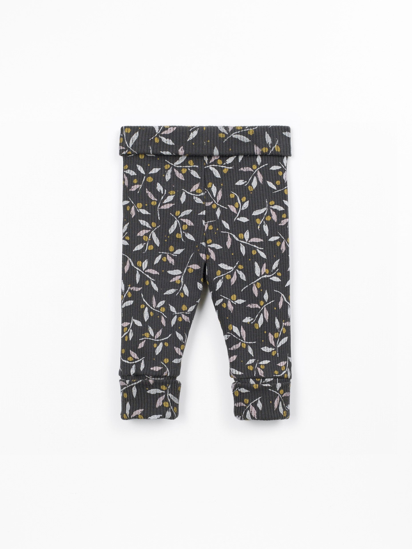 Leggings avec Taille Pliable en Coton et Modal