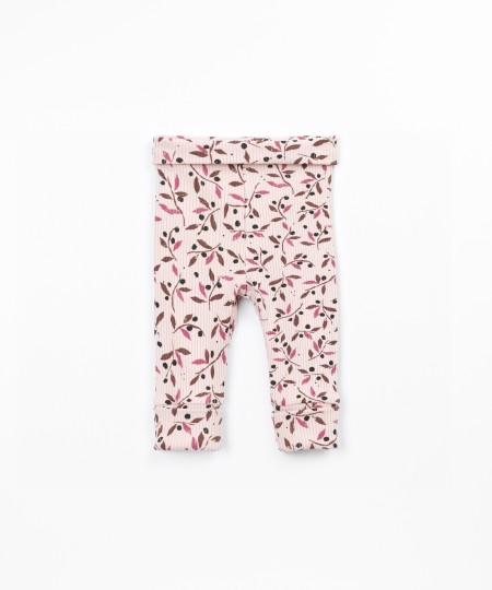 Foldable Waist Cotton and Modal Leggings
