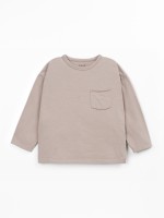 T-shirt en maille avec coton recycl? T-shirt en maille avec coton recycl?