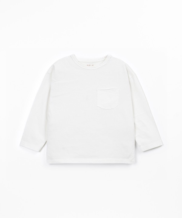 Jersey t-shirt with recycled cotton