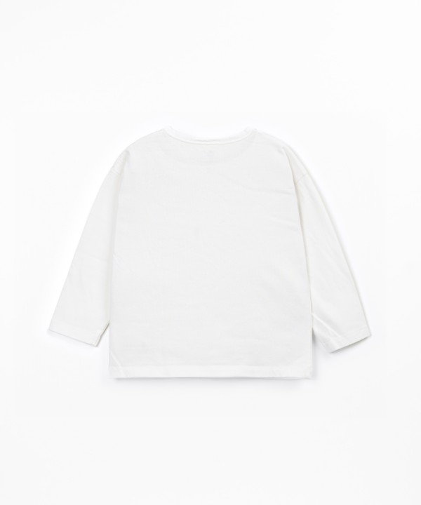 Jersey t-shirt with recycled cotton