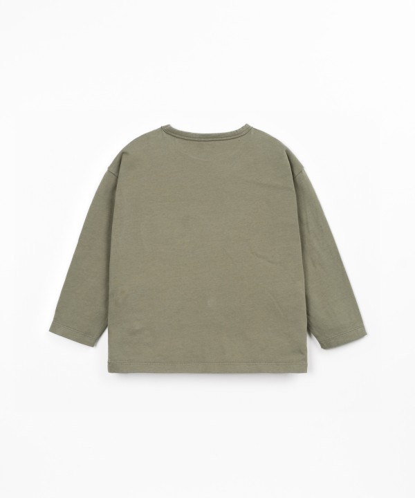 Jersey t-shirt with recycled cotton