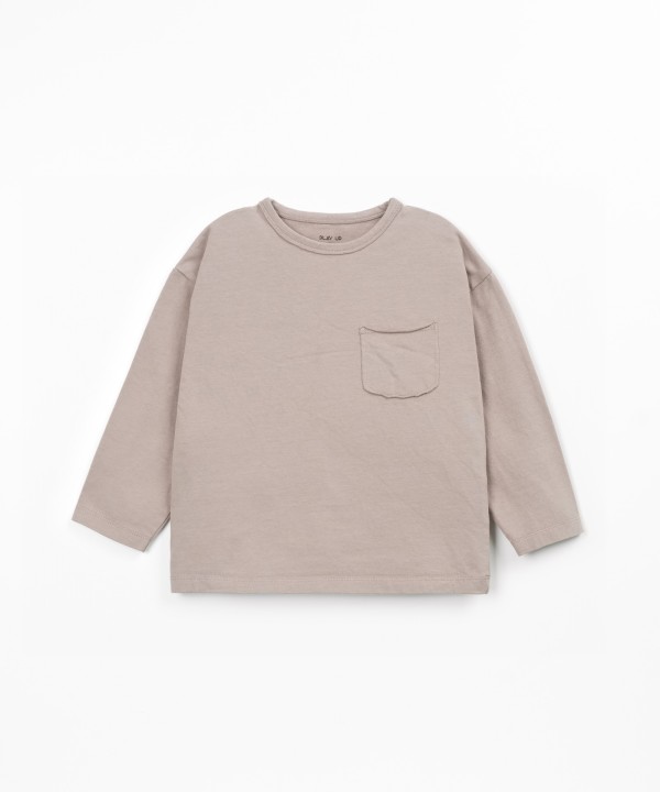 Jersey t-shirt with recycled cotton
